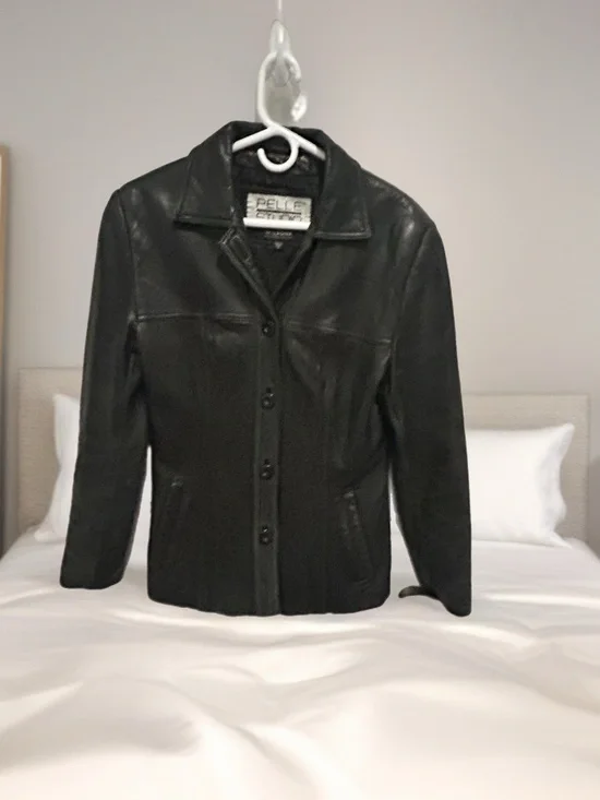 Black Leather Jacket - Picture 2 of 9